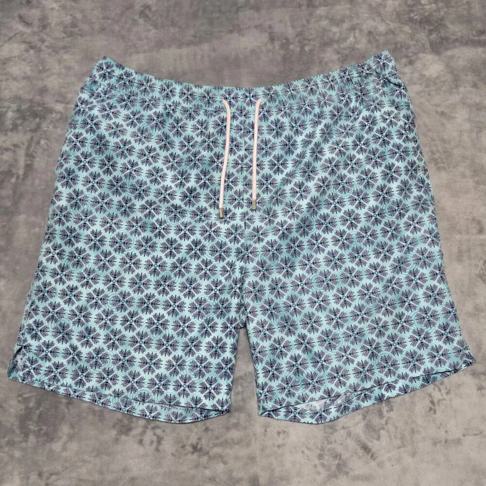 Peter Millar Seaside Collection Swim Trunks Dragonflies Men's Size Large